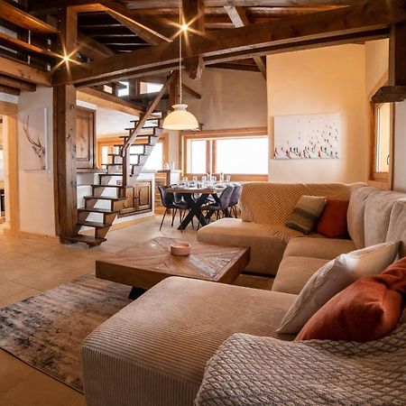 Chalet Vue Mont-Blanc, +4 Chambres, Cheminee Megeve Exterior photo